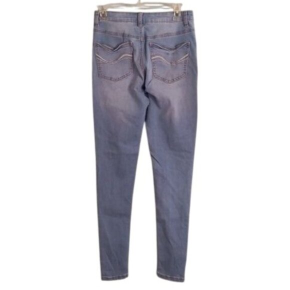 SO Size 7 Jeggings Jeans Womens High Rise Skinny Light Wash Blue - Picture 10 of 11